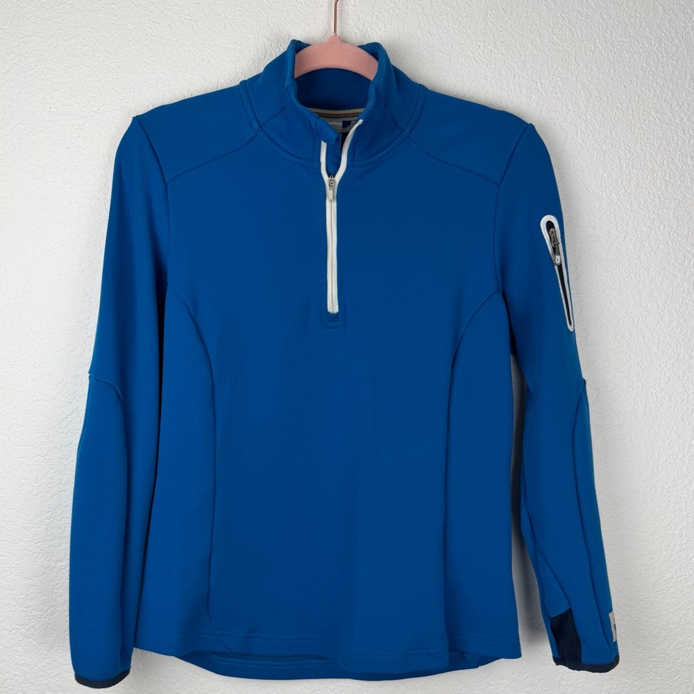 Smartwool PhD HyFi 1/2 Zip Pullover Blue Medium